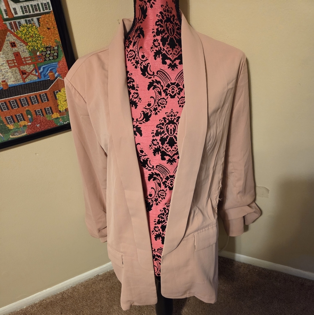 Kori Women's Pink Blazer NWT XL